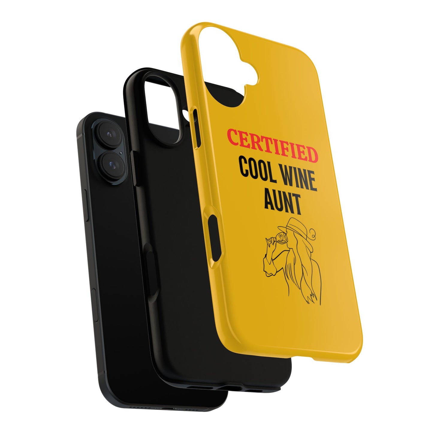 iPhone Case: Certified Cool Wine Aunt