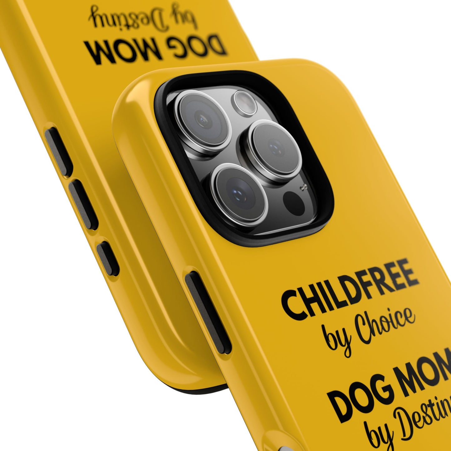 iPhone Case: Childfree by Choice, Dog Mom by Destiny