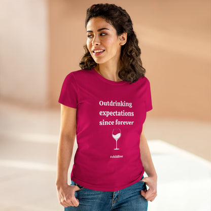 Midweight Cotton Tee: Outdrinking expectations since forever