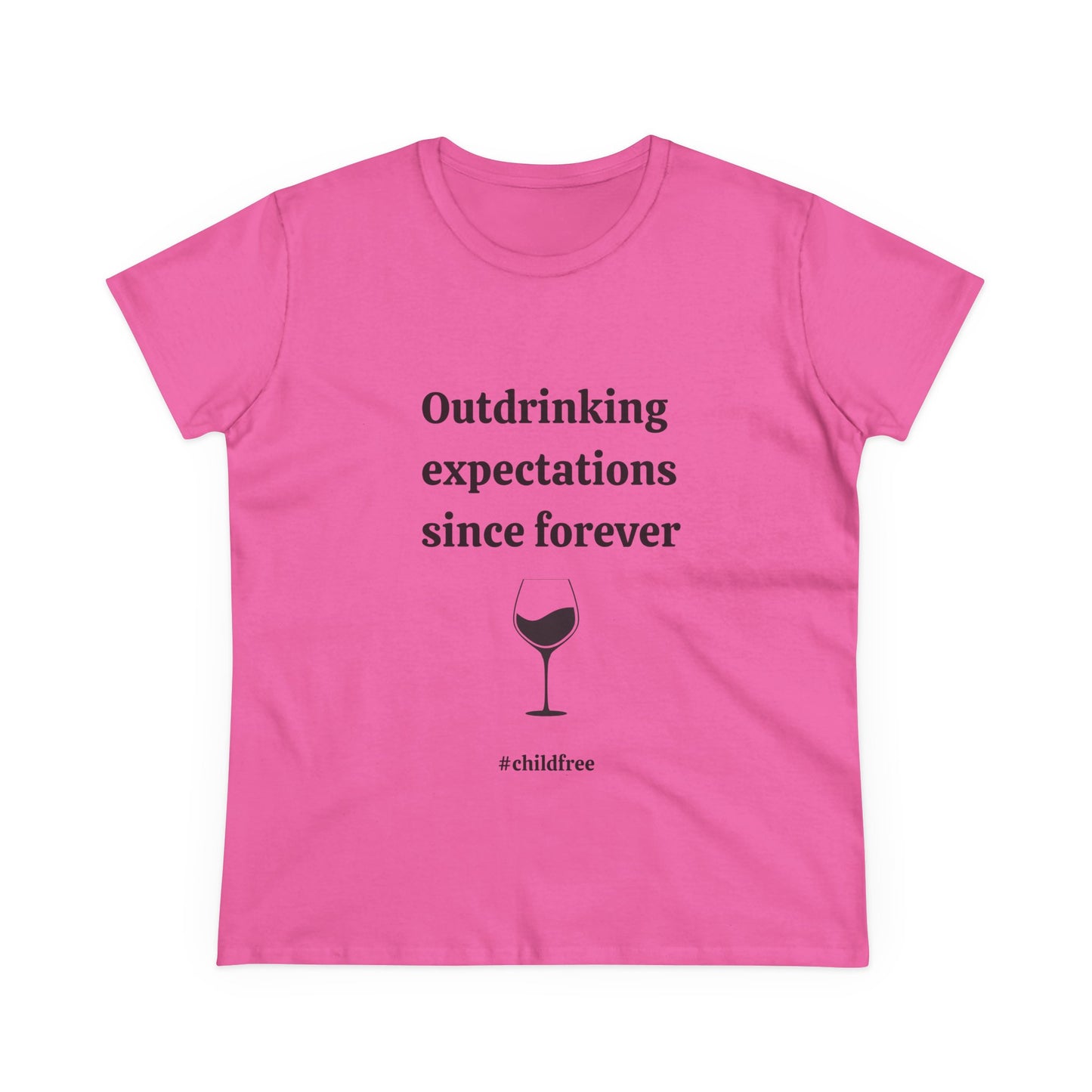 Midweight Cotton Tee: Outdrinking expectations since forever