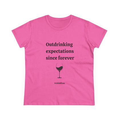 Midweight Cotton Tee: Outdrinking expectations since forever