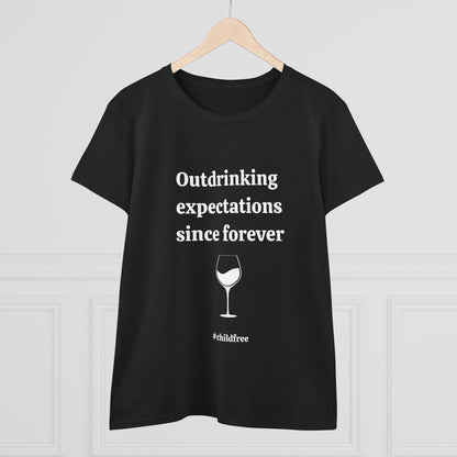 Midweight Cotton Tee: Outdrinking expectations since forever