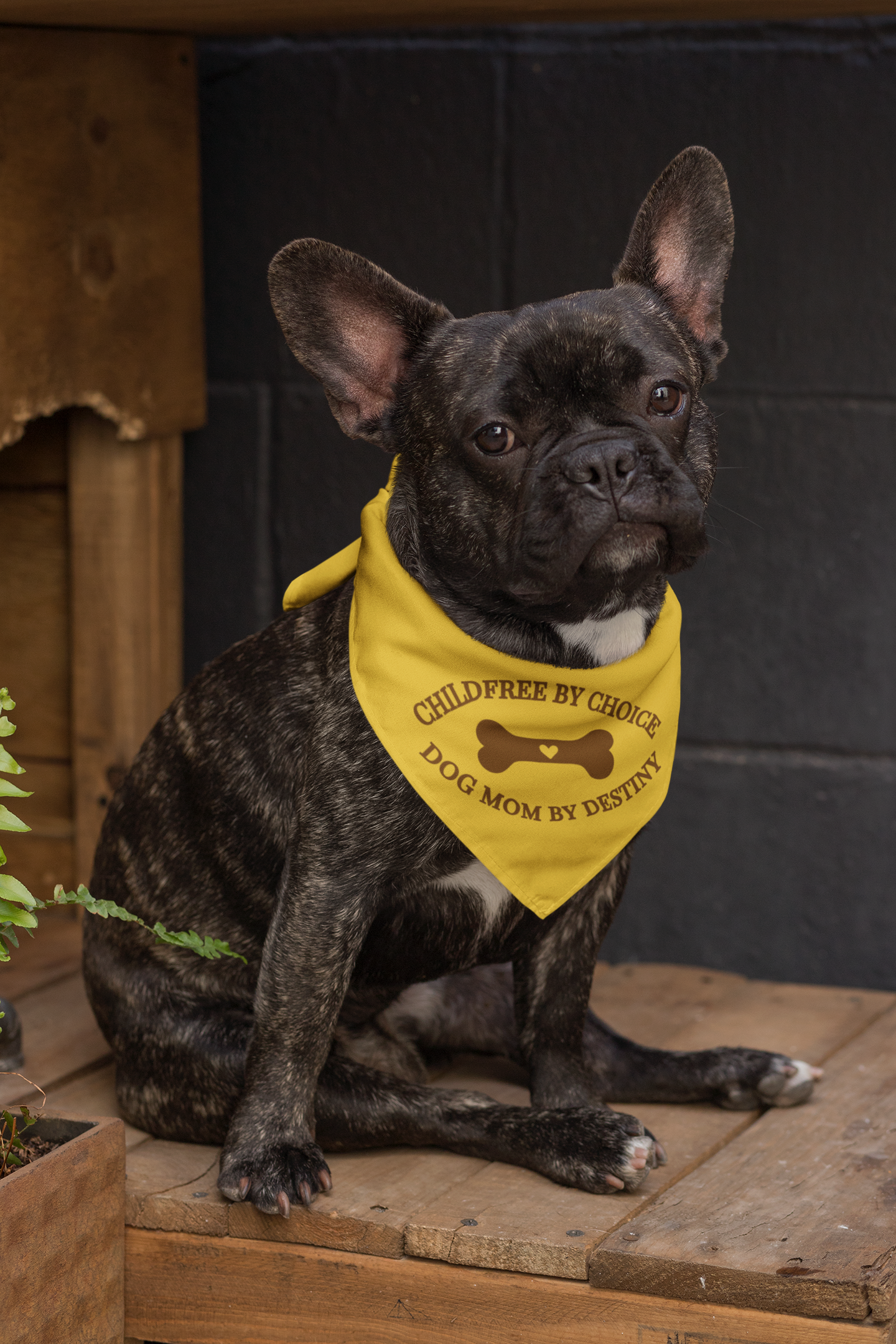 Funny Pet Bandana: Childfree by Choice, Dog Mom by Destiny