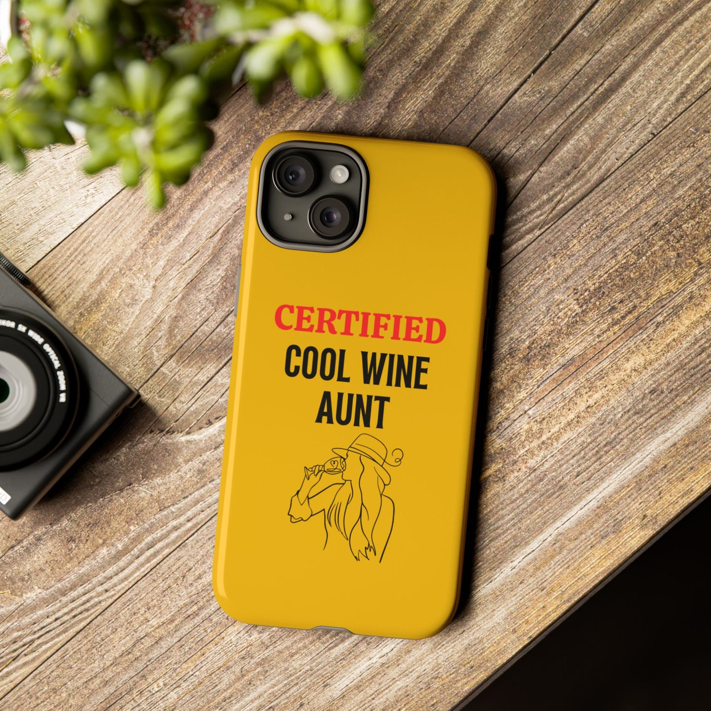 iPhone Case: Certified Cool Wine Aunt