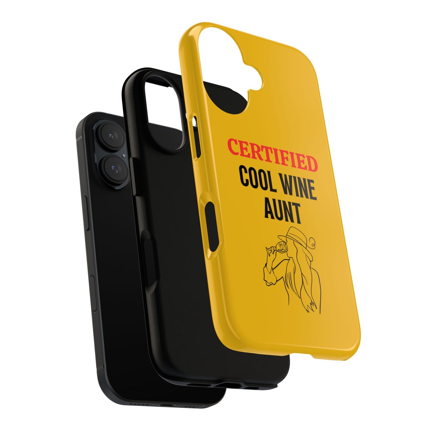 iPhone Case: Certified Cool Wine Aunt