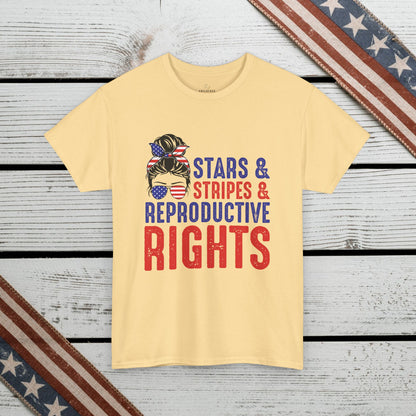 Independence Day T-shirt: Stars&Stripes, Reproductive Rights