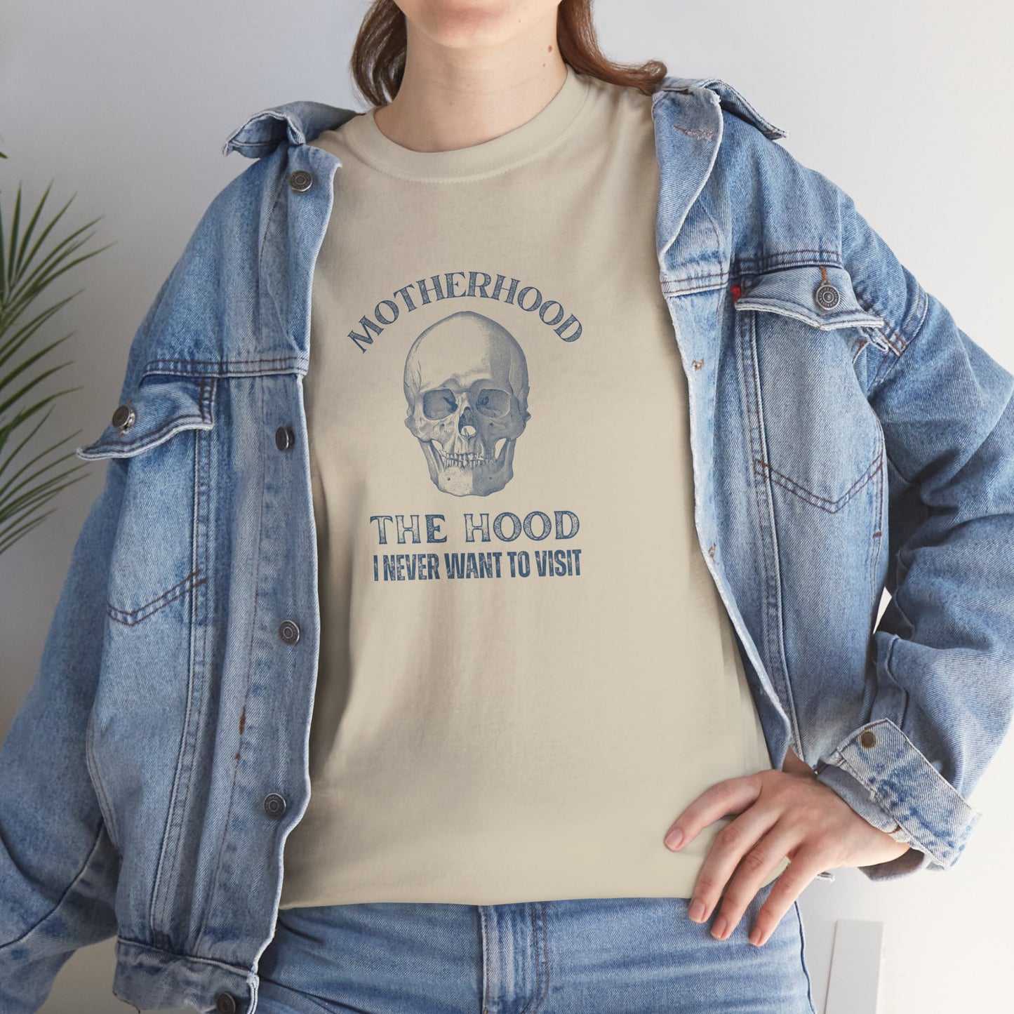 Sarcastic Childfree T-shirt: Motherhood - The Hood I Never Want to Visit