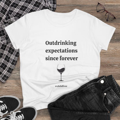 Midweight Cotton Tee: Outdrinking expectations since forever
