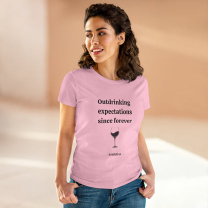 Midweight Cotton Tee: Outdrinking expectations since forever