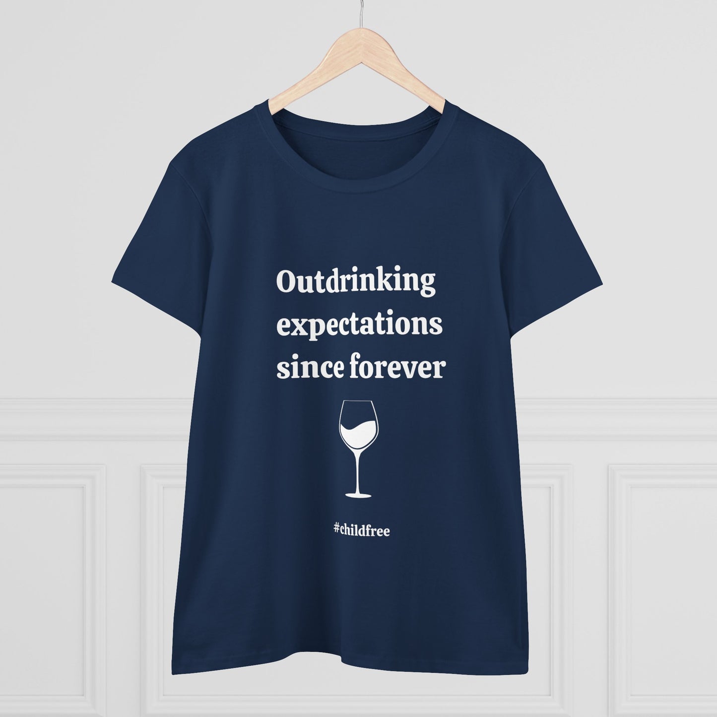 Midweight Cotton Tee: Outdrinking expectations since forever