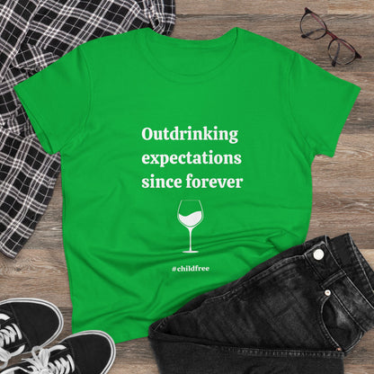 Midweight Cotton Tee: Outdrinking expectations since forever