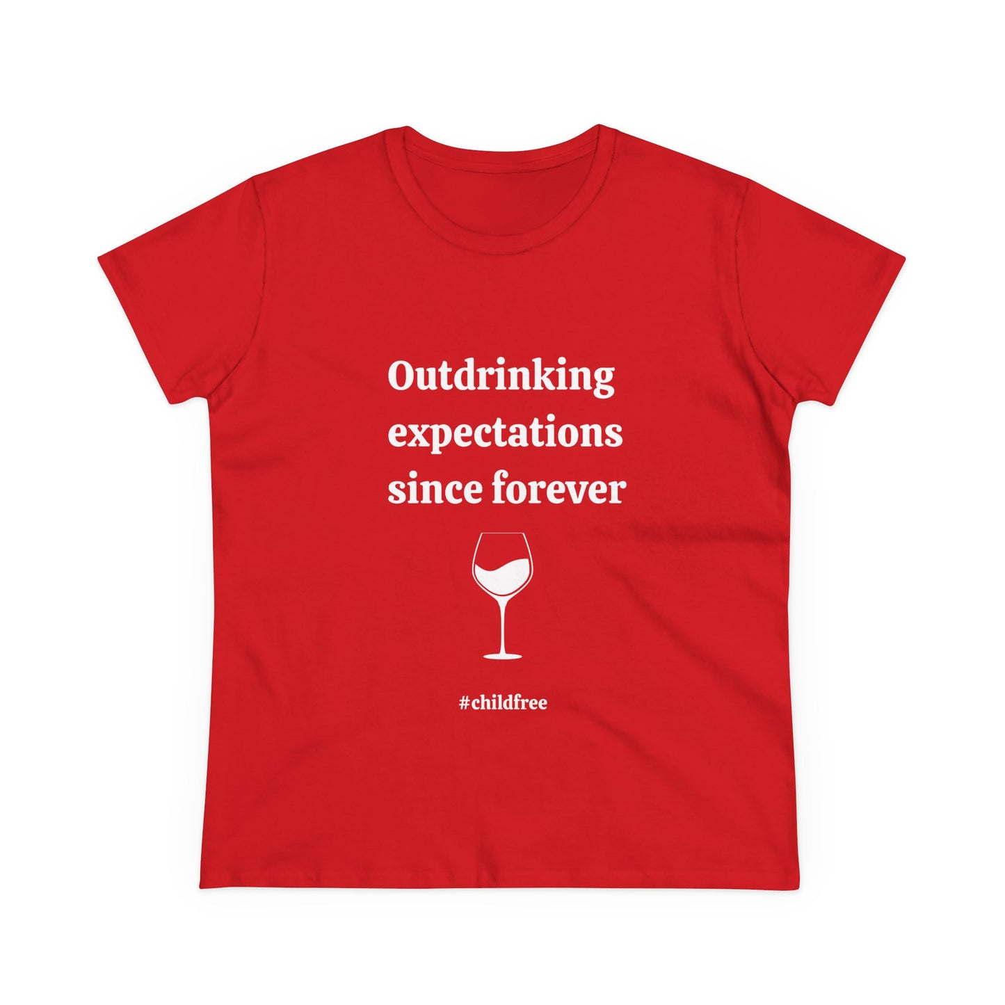 Midweight Cotton Tee: Outdrinking expectations since forever