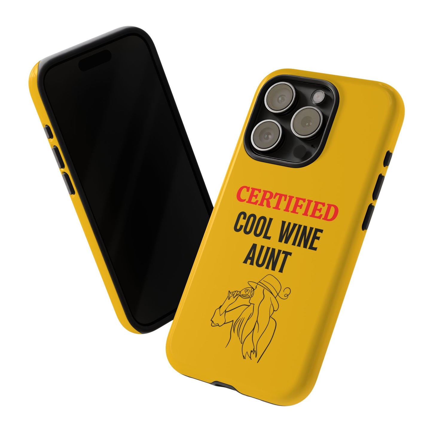 iPhone Case: Certified Cool Wine Aunt