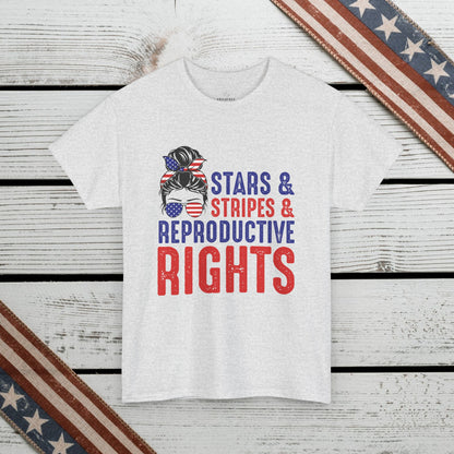 Independence Day T-shirt: Stars&Stripes, Reproductive Rights