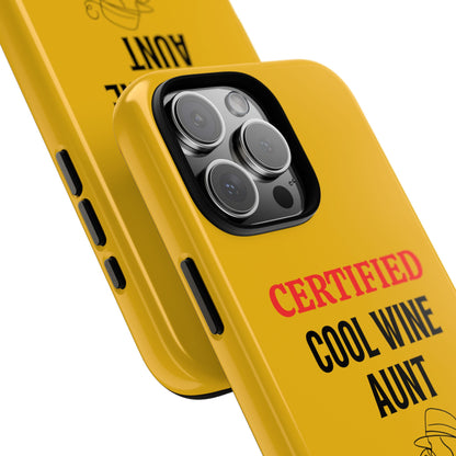 iPhone Case: Certified Cool Wine Aunt