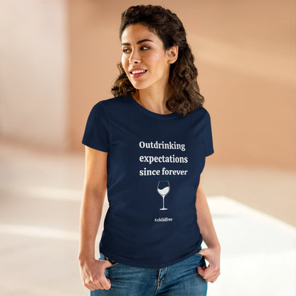 Midweight Cotton Tee: Outdrinking expectations since forever