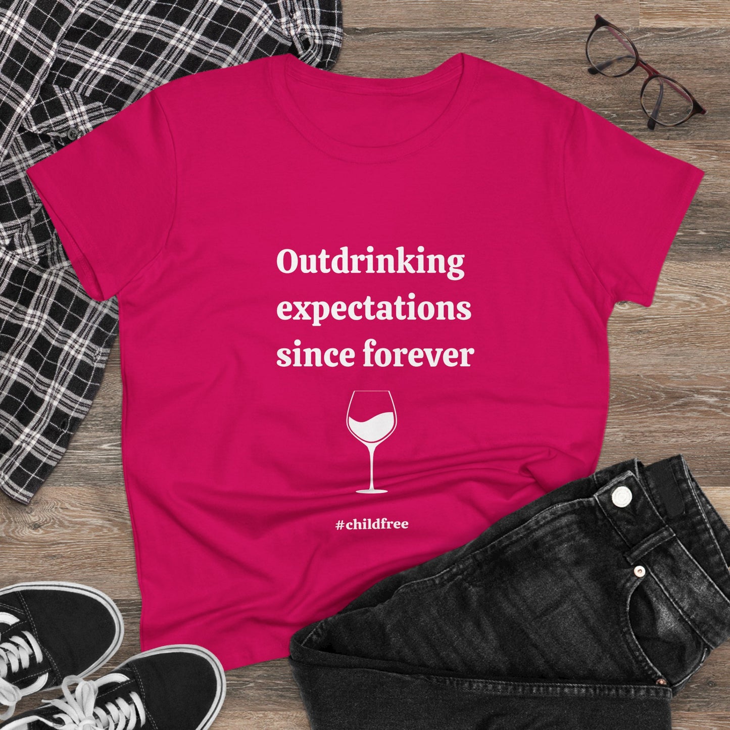Midweight Cotton Tee: Outdrinking expectations since forever