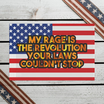 Flag: My Rage is The Revolution Your Laws Couldn't Stop
