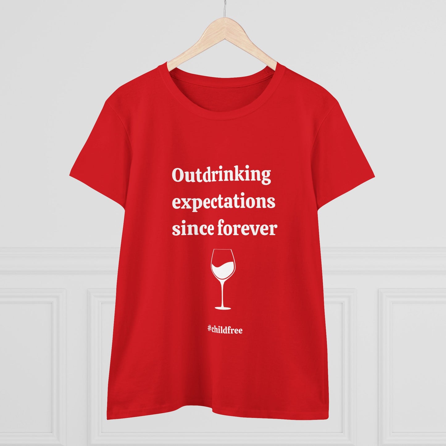 Midweight Cotton Tee: Outdrinking expectations since forever
