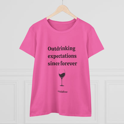 Midweight Cotton Tee: Outdrinking expectations since forever