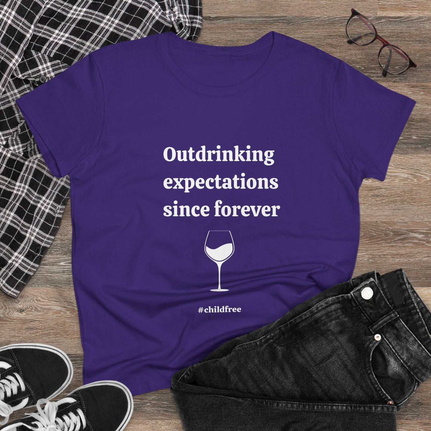 Midweight Cotton Tee: Outdrinking expectations since forever