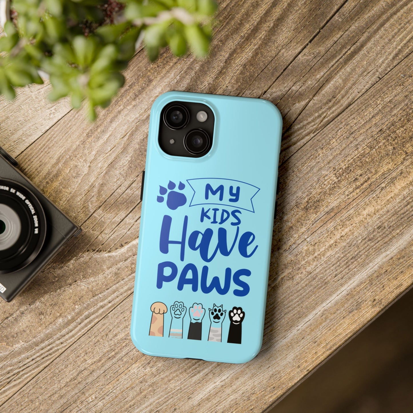 Funny iPhone Case: My Kids Have Paws