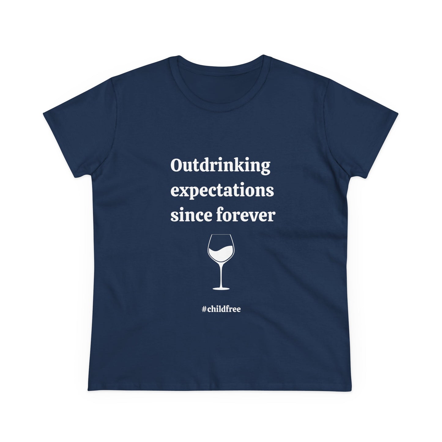 Midweight Cotton Tee: Outdrinking expectations since forever