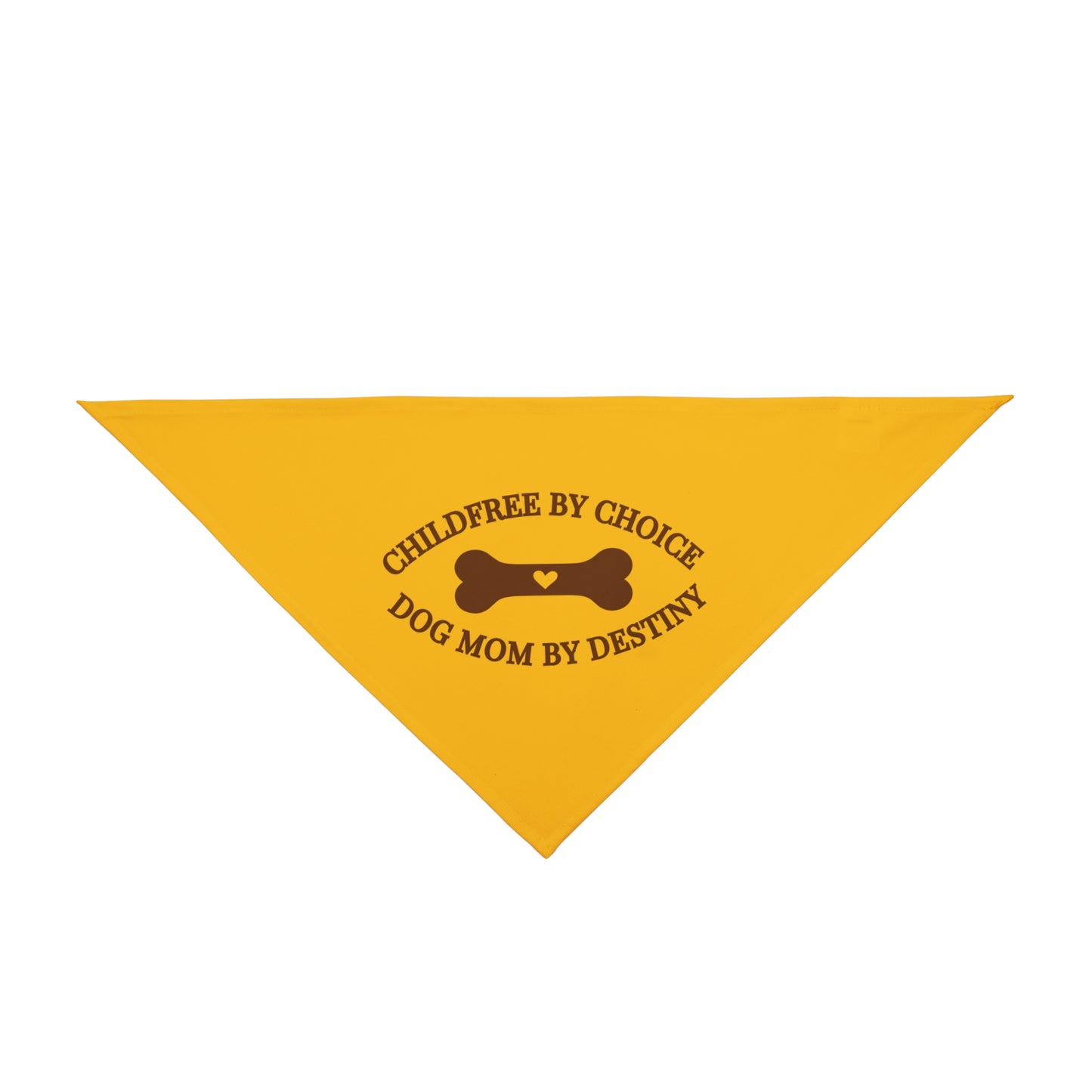Funny Pet Bandana: Childfree by Choice, Dog Mom by Destiny