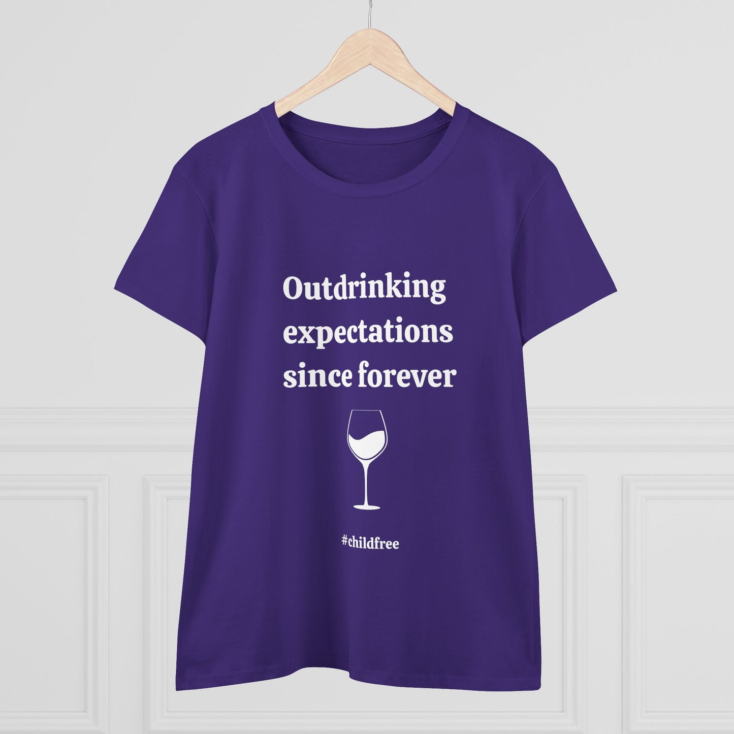 Midweight Cotton Tee: Outdrinking expectations since forever