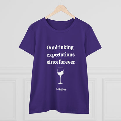 Midweight Cotton Tee: Outdrinking expectations since forever