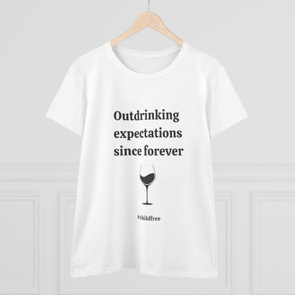 Midweight Cotton Tee: Outdrinking expectations since forever