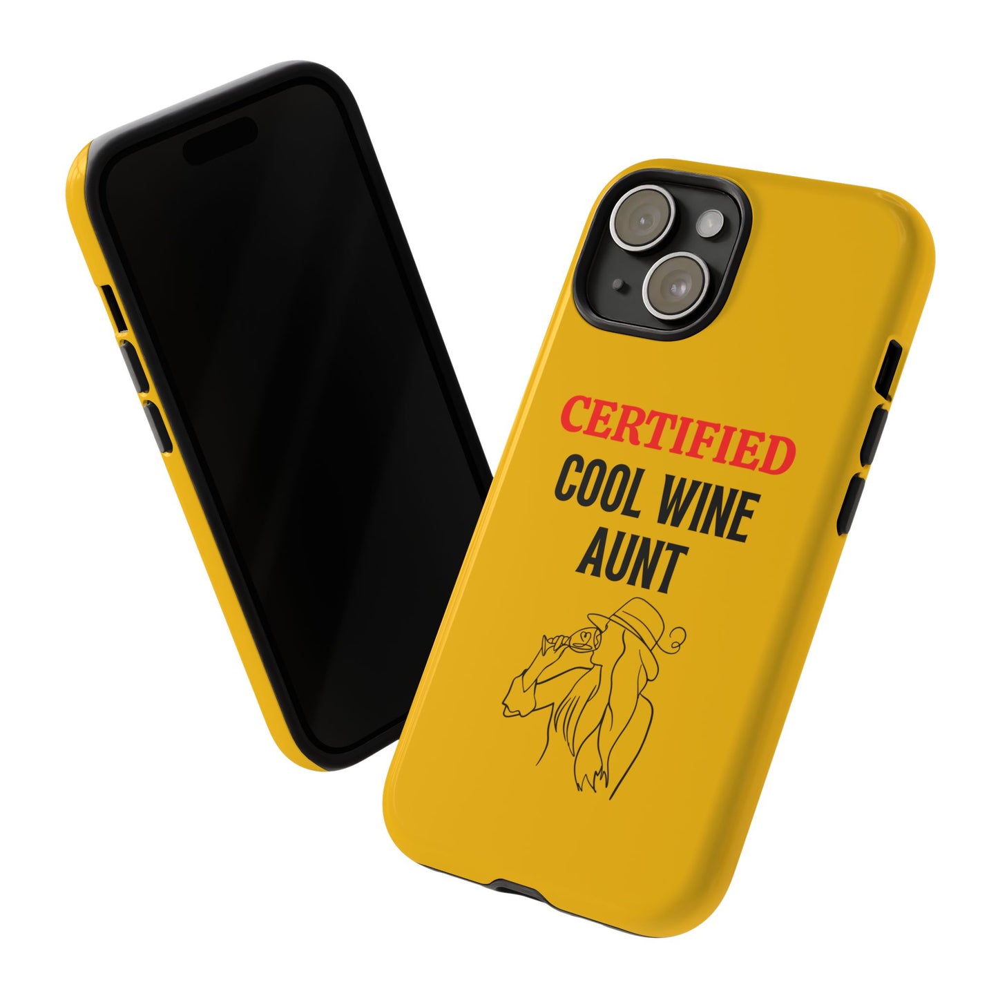 iPhone Case: Certified Cool Wine Aunt