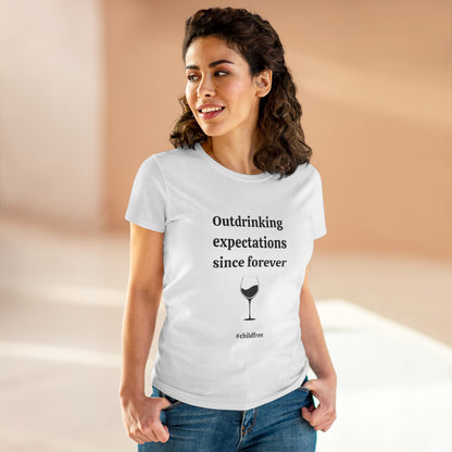 Midweight Cotton Tee: Outdrinking expectations since forever