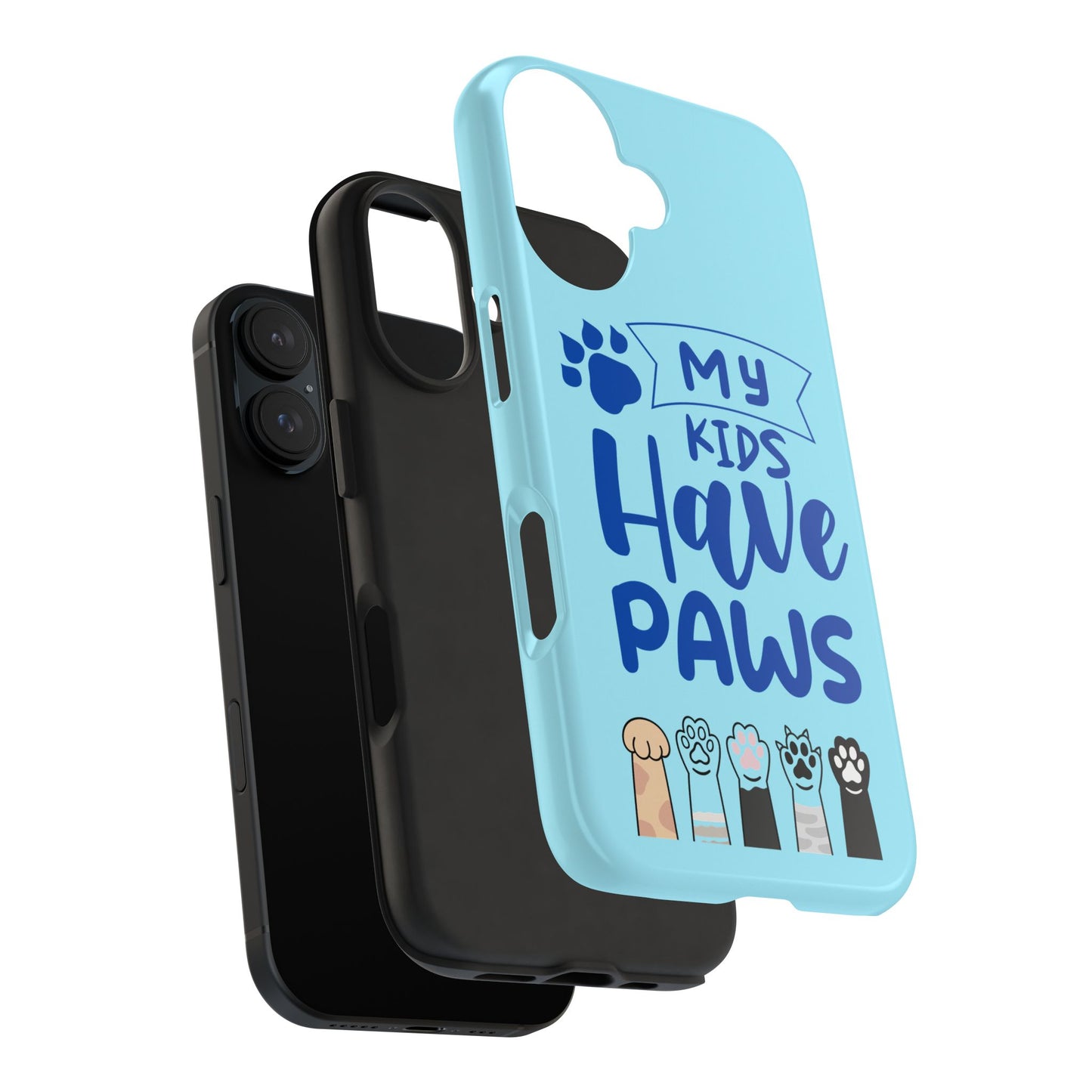 Funny iPhone Case: My Kids Have Paws