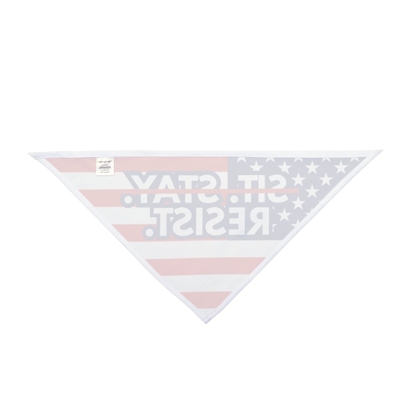 Feminist Dog Bandana: Sit. Stay. Resist