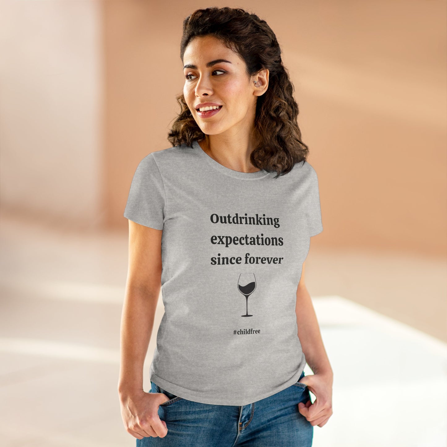 Midweight Cotton Tee: Outdrinking expectations since forever