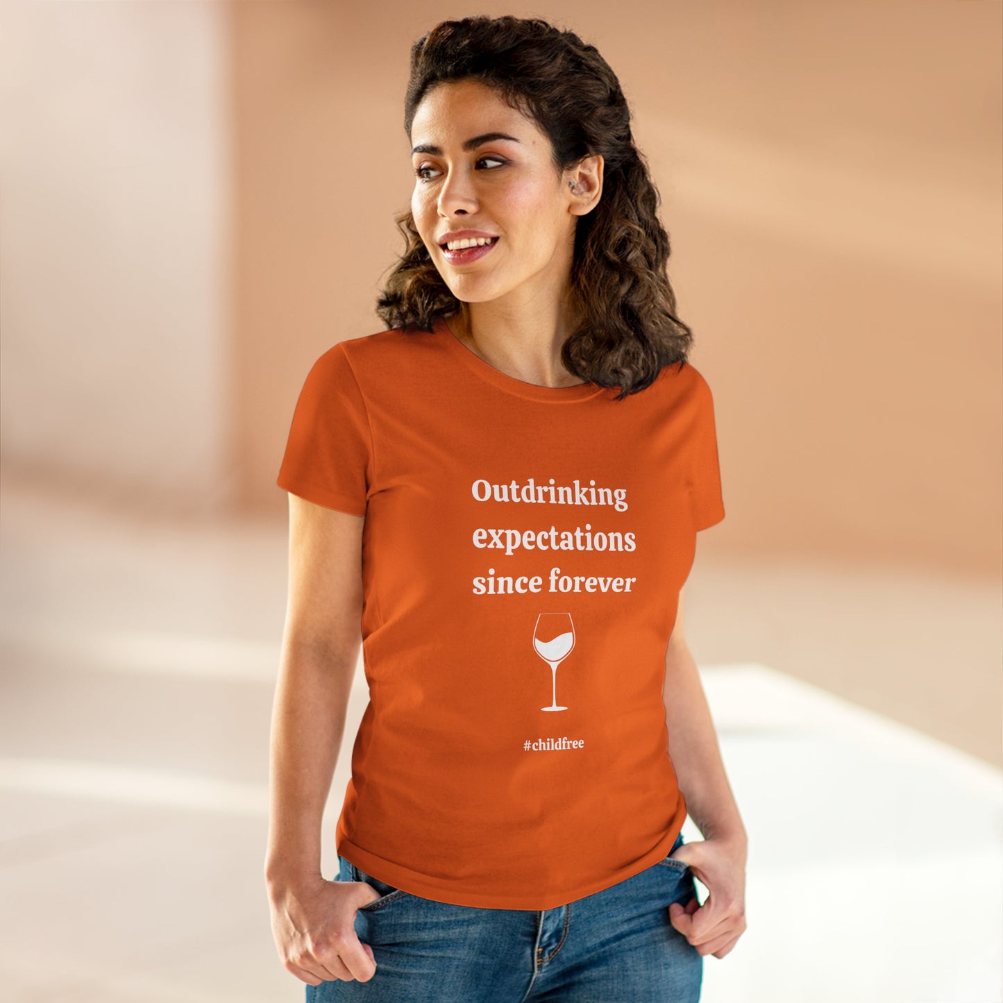 Midweight Cotton Tee: Outdrinking expectations since forever