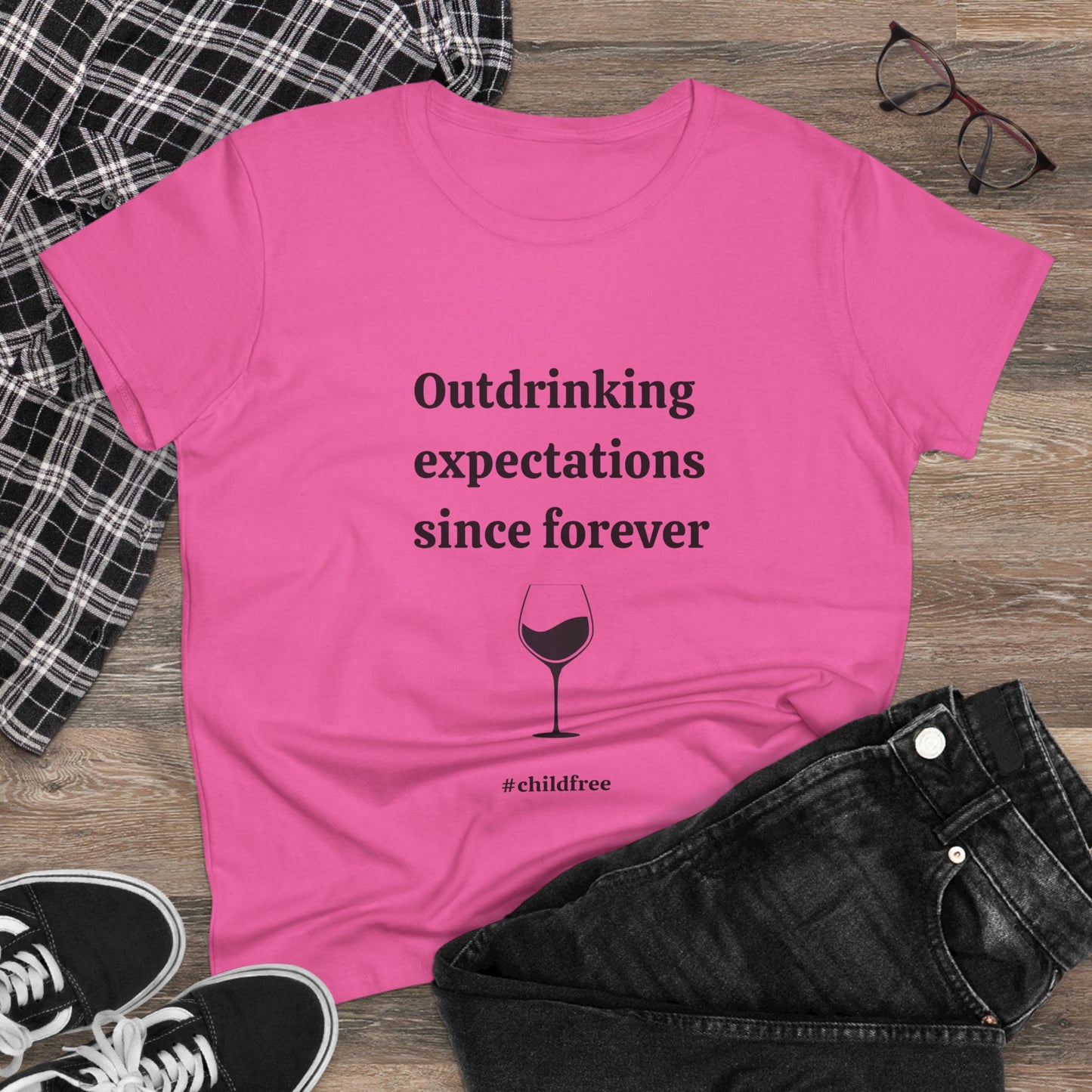 Midweight Cotton Tee: Outdrinking expectations since forever