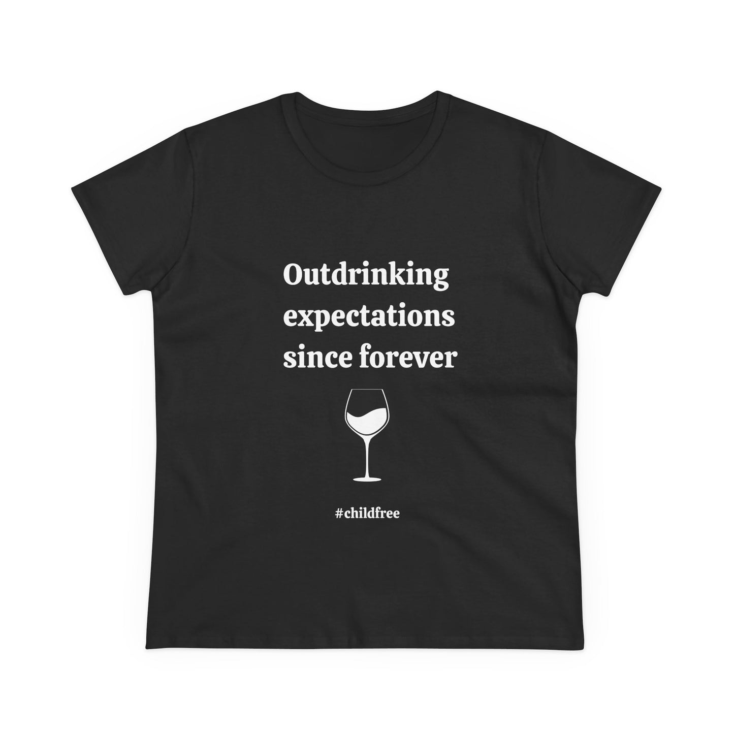 Midweight Cotton Tee: Outdrinking expectations since forever