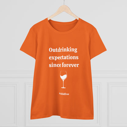 Midweight Cotton Tee: Outdrinking expectations since forever