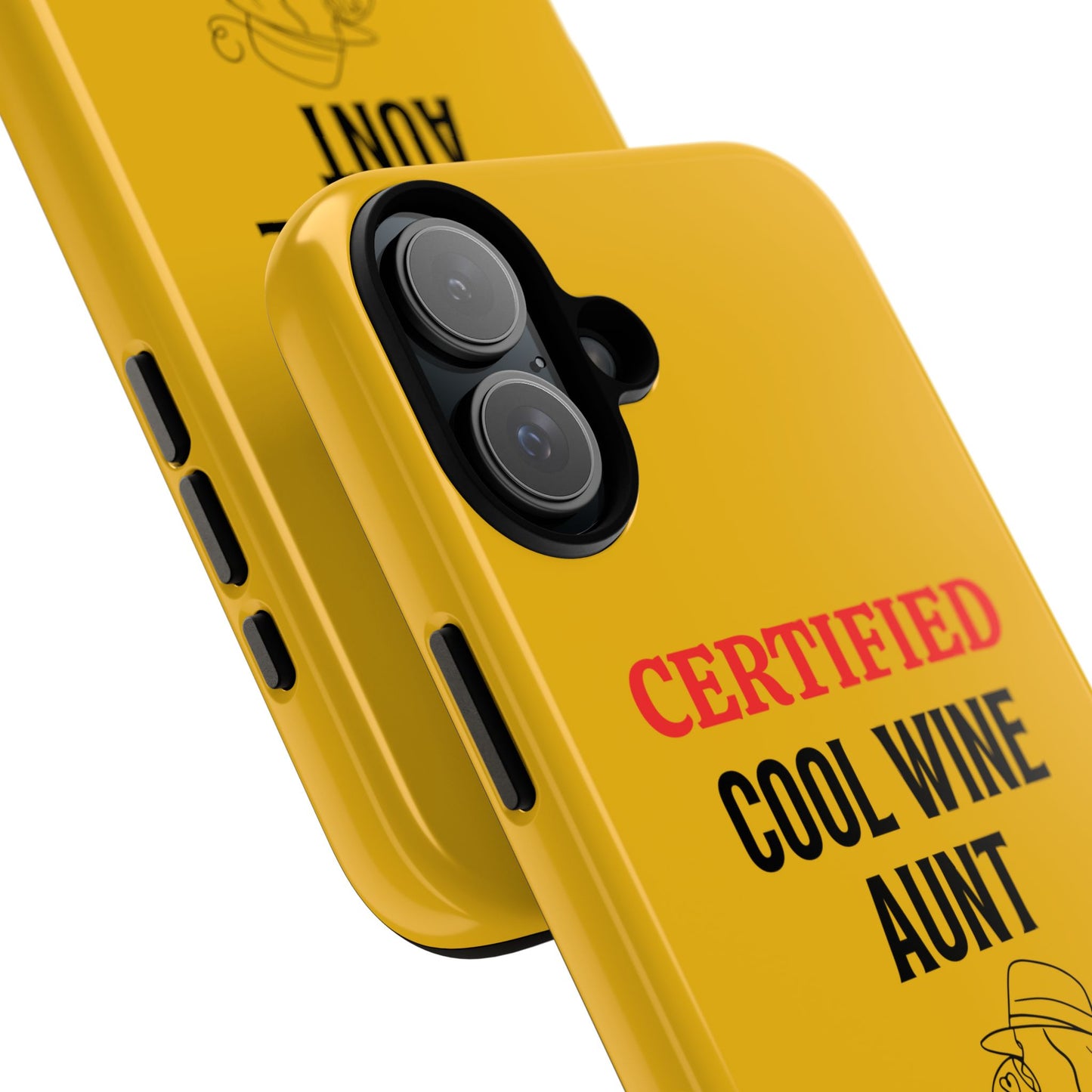 iPhone Case: Certified Cool Wine Aunt