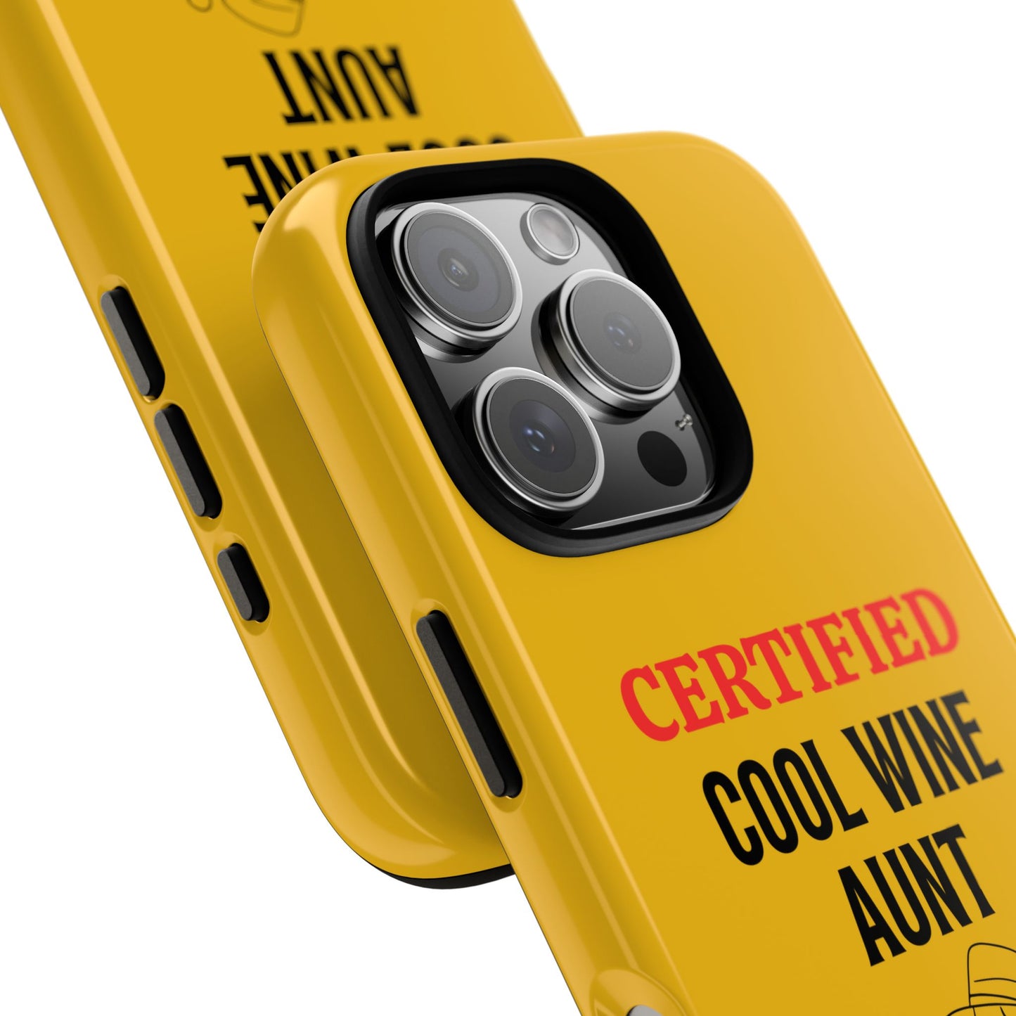 iPhone Case: Certified Cool Wine Aunt