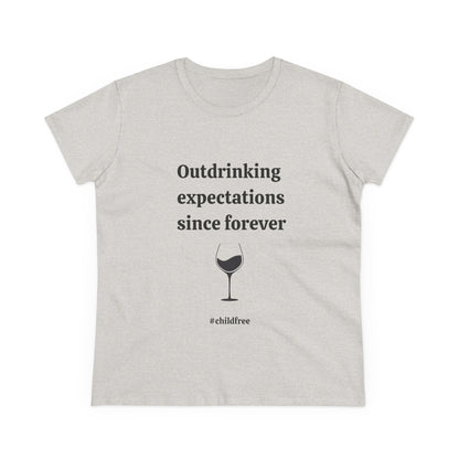Midweight Cotton Tee: Outdrinking expectations since forever