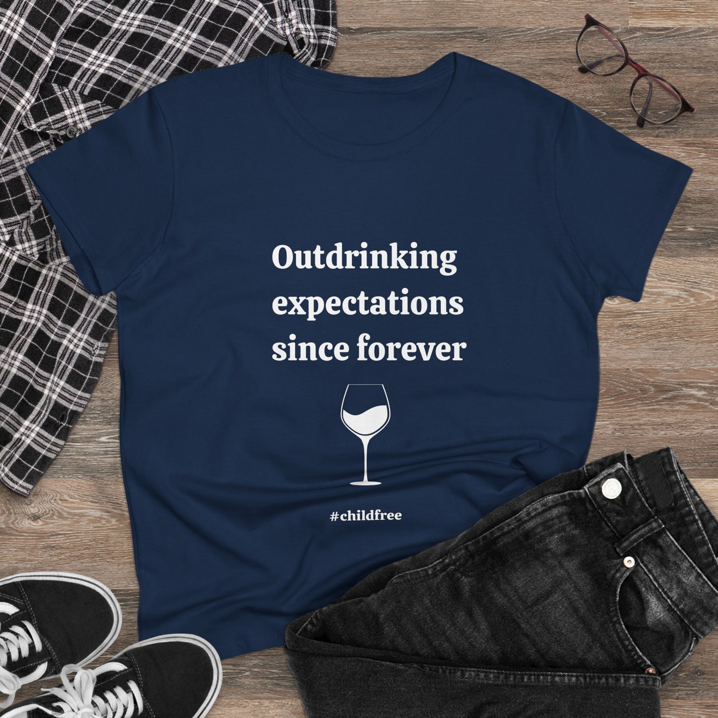 Midweight Cotton Tee: Outdrinking expectations since forever