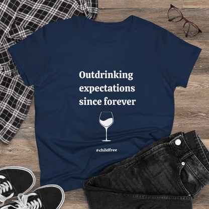 Midweight Cotton Tee: Outdrinking expectations since forever