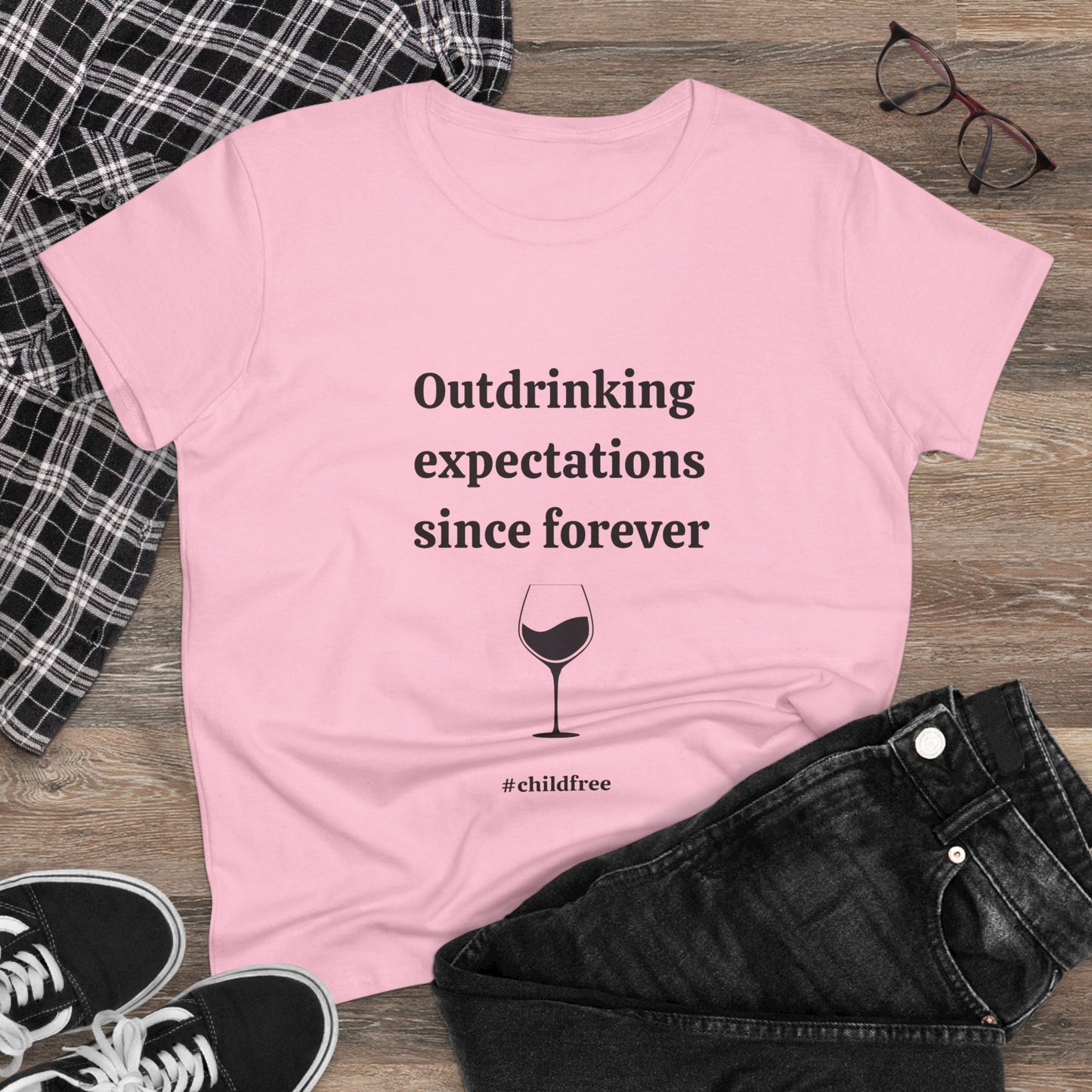 Midweight Cotton Tee: Outdrinking expectations since forever