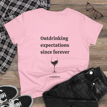 Midweight Cotton Tee: Outdrinking expectations since forever