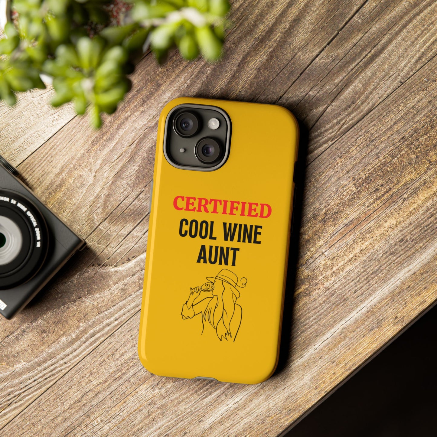 iPhone Case: Certified Cool Wine Aunt